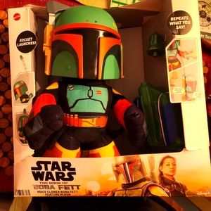 Star Wars Boba Fett Voice Cloner Plush NIB